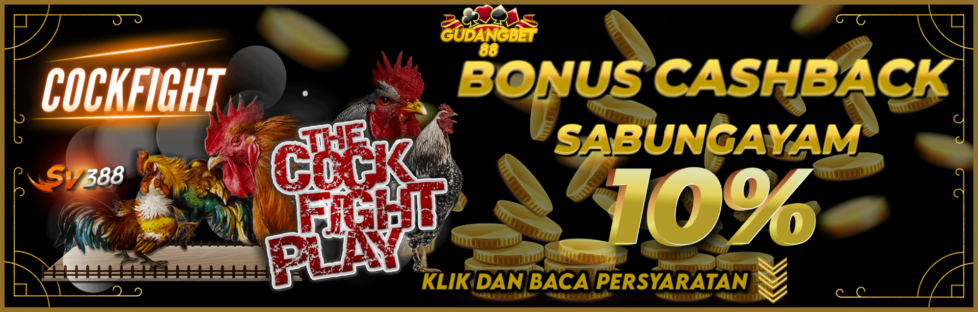 BONUS CASHBACK SABUNG AYAM GUDANGBET88
